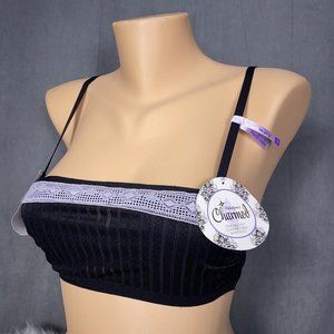 New Nwt Maidenform Charmed 34B One Fab Fit Convertible Bandeau c0109 Bra Black